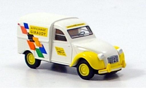Modelauto Citroen 2CV Fourgonnette bestelwagen Giraudy 1/87 Brekina