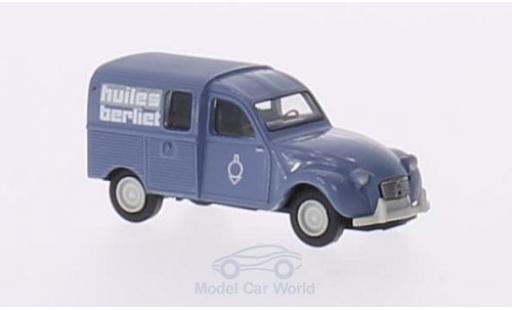 Modelauto Citroen 2CV Fourgonnette bestelwagenente Huiles Berliet 1/87 Brekina