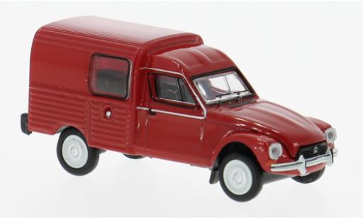 Modelauto Citroen Acadiane Fourgonnette rood 1976 1/87 Brekina