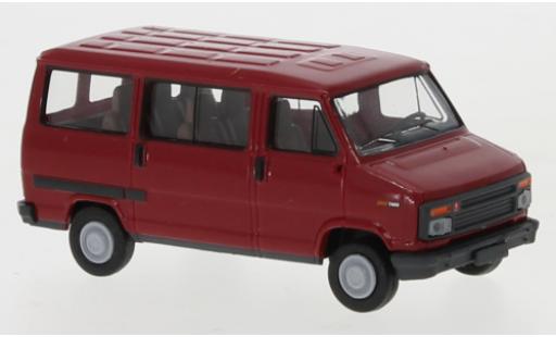 Modelauto Citroen C25 Bus 5 rood 1982 1/87 Brekina