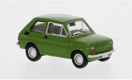 Modelauto Fiat 126 Berlina Drummer groen 1972 1/87 Brekina