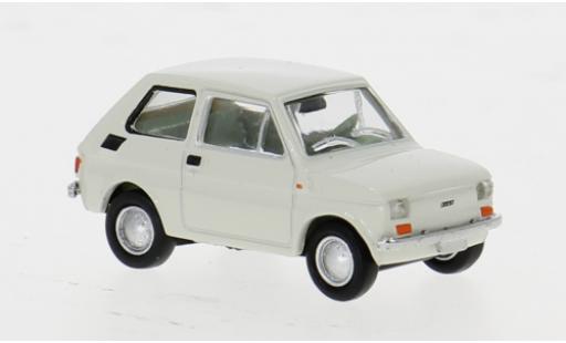Modelauto Fiat 126 Berlina Drummer wit 1972 1/87 Brekina
