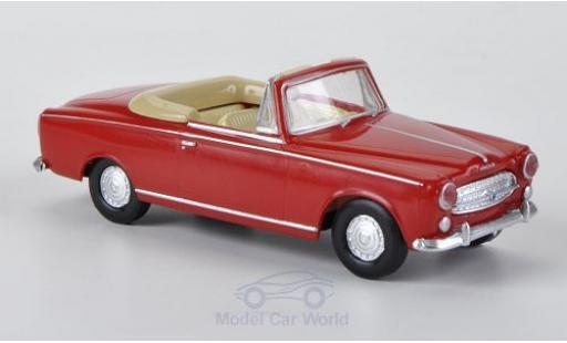 Modelauto Peugeot 403 Berline rood 1/87 Brekina