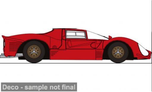 Modelauto Ferrari 330 P3 Sedan rood 1967 1/87 Brekina