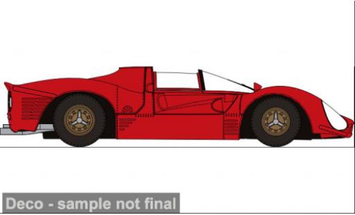 Modelauto Ferrari 330 P3 Spyder rood 1967 1/87 Brekina