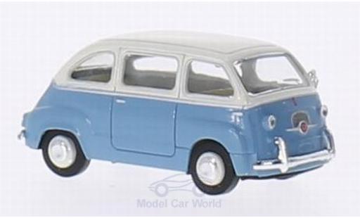 Modelauto Fiat Multipla Multipla blauw/wit 1/87 Brekina