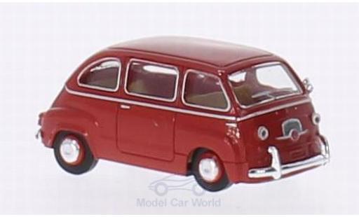 Modelauto Fiat Multipla Multipla rood 1/87 Brekina