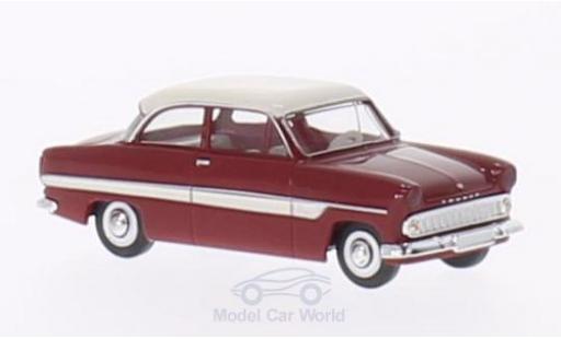 Modelauto Ford 12M Berline rood/wit 1/87 Brekina