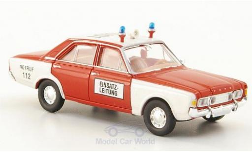Modelauto Ford 17M 17M P7b () Brandweer Einsatzleitung 1/87 Brekina