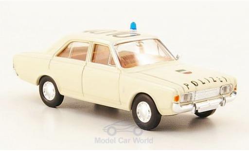 Modelauto Ford 17M 17M P7b () Politie Autobahnpolitie K&Atilde;&para;ln 1/87 Brekina