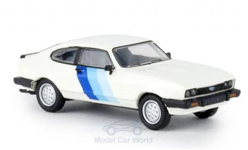 Modelauto Ford Capri MK3 MKIII RS wit/Dekor 1981 1/87 Brekina