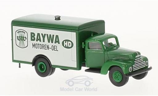 Modelauto Ford FK FK 3500 Koffer BayWa Motoren Oel 1/87 Brekina