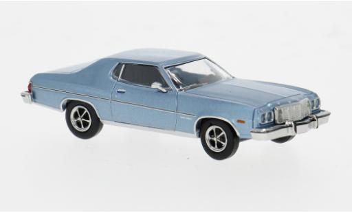 Modelauto Ford Gran Torino Gran Torino metallic blauw 1976 1/87 Brekina
