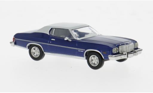 Modelauto Ford Gran Torino Gran Torino metallic blauw/grijs 1976 1/87 Brekina