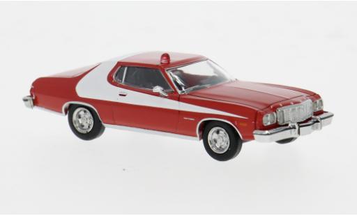 Modelauto Ford Gran Torino Gran Torino rood/wit 1976 1/87 Brekina