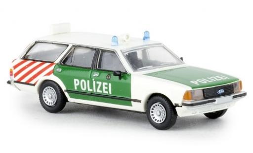 Modelauto Ford Granada Turnier II Autobahnpolitie Berlin 1977 1/87 Brekina