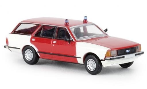 Modelauto Ford Granada Turnier II Brandweer 1977 1/87 Brekina