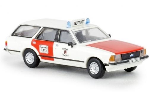 Modelauto Ford Granada Turnier II Brandweer Wuppertal 1977 1/87 Brekina