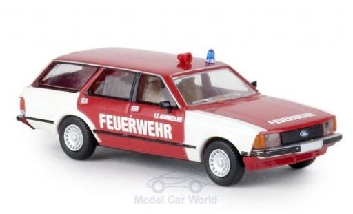 Modelauto Ford Granada Turnier MKII Brandweer Ahrweiler 1/87 Brekina