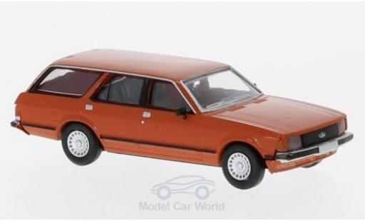 Modelauto Ford Granada Turnier MKII oranje 1978 1/87 Brekina