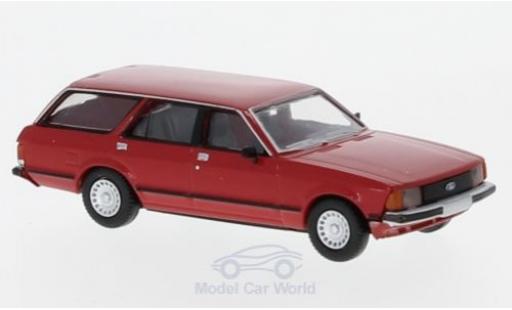 Modelauto Ford Granada Turnier MKII rood 1978 1/87 Brekina