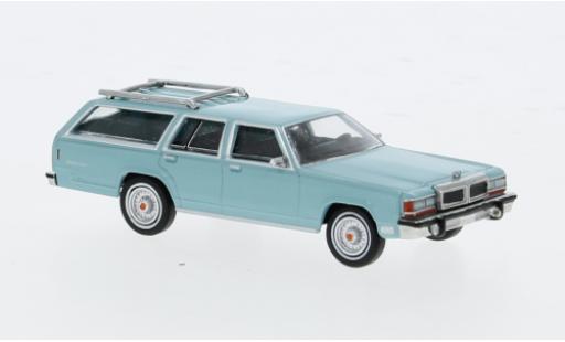 Modelauto Ford LTD Station Wagon blauw 1979 1/87 Brekina