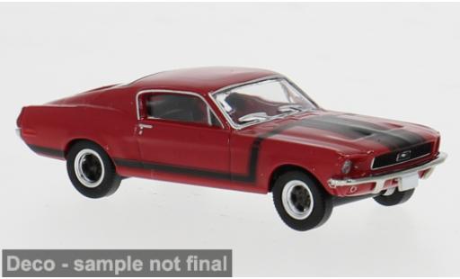 Modelauto Ford Mustang Fastback rood 1968 1/87 Brekina