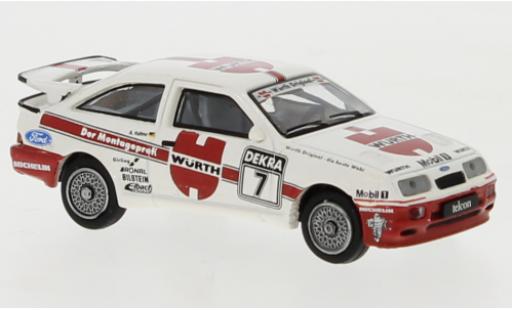 Modelauto Ford Sierra RS 500 Cosworth No.7 W&Atilde;&frac14;rth DTM 1989 A.Hahne 1/87 Brekina