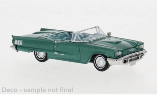 Modelauto Ford Thunderbird Squarebird Cabriolet metallic groen 1960 1/87 Brekina
