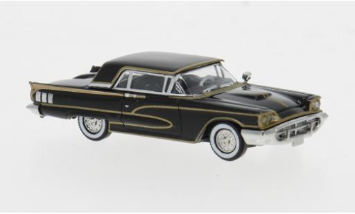 Modelauto Ford Thunderbird Squarebird Cabriolet zwart/gold 1960 1/87 Brekina