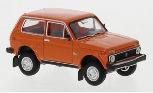 Modelauto Lada Niva Base oranje 1976 1/87 Brekina