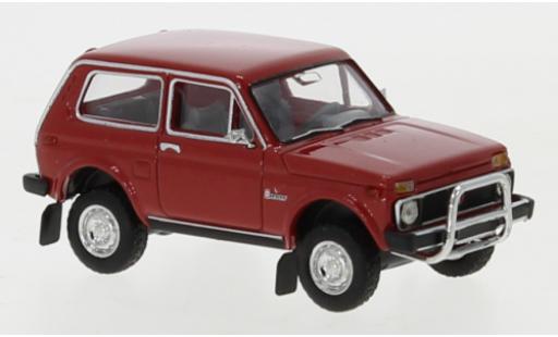 Modelauto Lada Niva Base rood 1976 avec Rammb&Atilde;&frac14;gel 1/87 Brekina