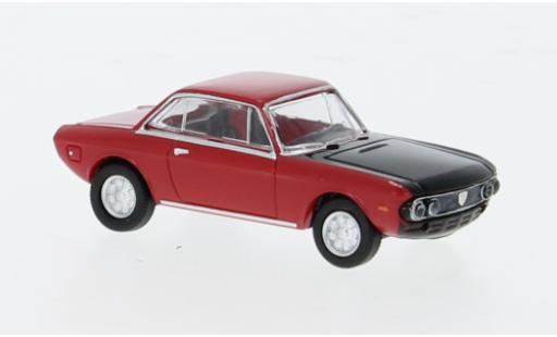 Modelauto Lancia Fulvia Coupe rood/zwart 1970 1/87 Brekina