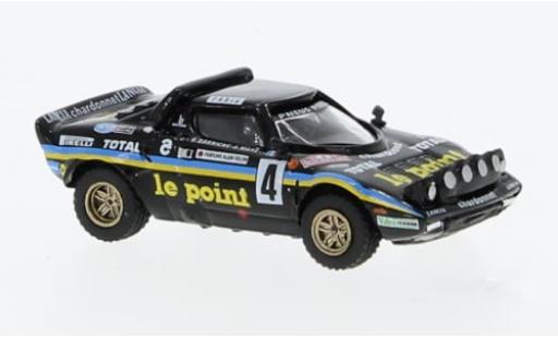 Modelauto Lancia Stratos HF No.4 Le Point 1981 1/87 Brekina