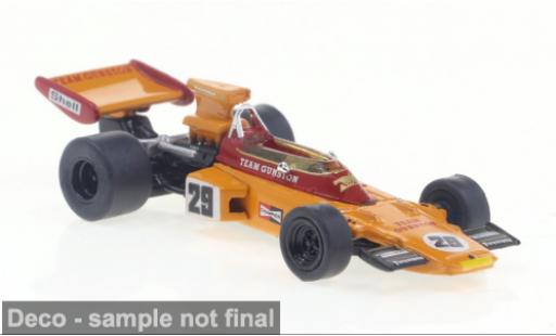 Modelauto Lotus 72 72D D No.29 Gunston formule 1 GP S&Atilde;&frac14;dafrika 1974 1/87 Brekina