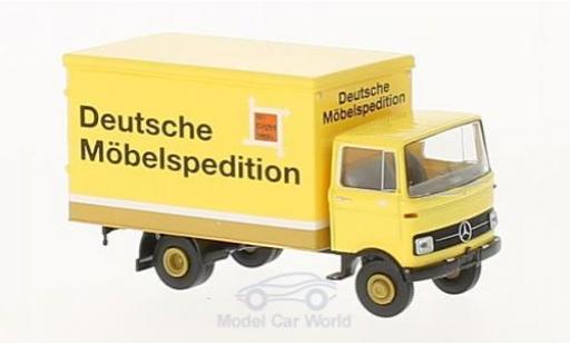 Modelauto Mercedes LP 608 Koffer Deutsche M&Atilde;&para;belspedition 1/87 Brekina