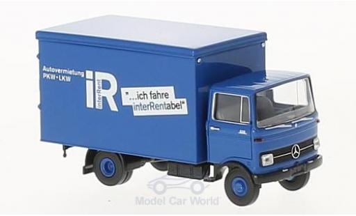Modelauto Mercedes LP 608 Koffer InterRent-Autovermietung 1/87 Brekina