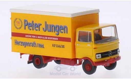 Modelauto Mercedes LP 608 Koffer Peter Jungen Herzogenrath 1/87 Brekina
