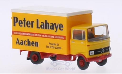 Modelauto Mercedes LP 608 Koffer Peter Lahaye Aachen 1/87 Brekina