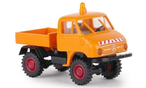 Modelauto Mercedes Unimog 406-425 411 Kommunal 1957 laadbak 1/87 Brekina