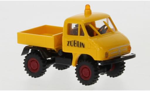 Modelauto Mercedes Unimog 406-425 411 laadbak Z&Atilde;&frac14;blin 1960 1/87 Brekina