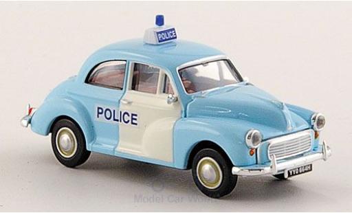 Modelauto Morris Minor Base Sedan RHD Politie (GB) 1/87 Brekina