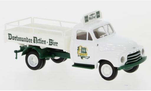 Modelauto Opel Blitz Type B Bierlaadbak Dortmunder Actien-Bier 1952 1/87 Brekina