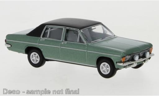 Modelauto Opel Diplomat B Base B metallic groen/mat-zwart 1/87 Brekina
