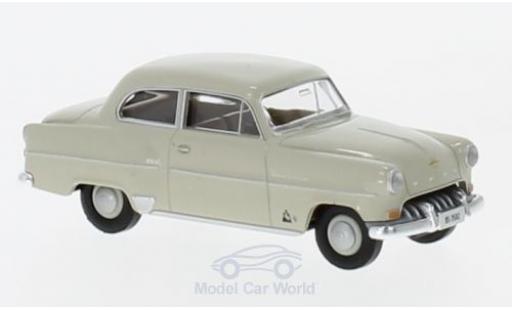 Modelauto Opel Olympia Rekord beige aus der Schweiz 1/87 Brekina
