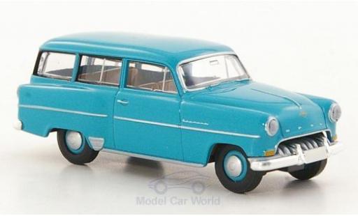 Modelauto Opel Olympia Rekord Caravan turquoise 1/87 Brekina