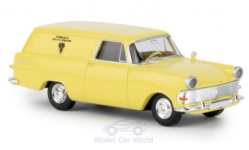Modelauto Opel Rekord P2 bestelwagen &Atilde;�sterreichische Post TD 1/87 Brekina