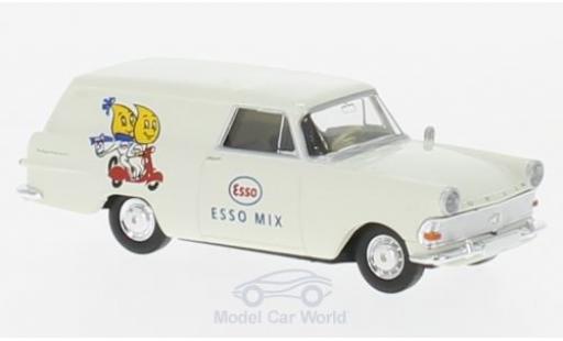 Modelauto Opel Rekord P2 Van Esso-2T-Mix 1/87 Brekina