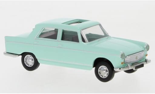 Modelauto Peugeot 404 Berline groen 1961 toit ouvrant ougroen 1/87 Brekina