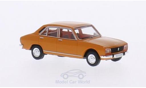 Modelauto Peugeot 504 Berline oranje 1/87 Brekina